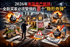 2026年美国房产新规：全款买家必须警惕的 5 个“隐形炸弹”