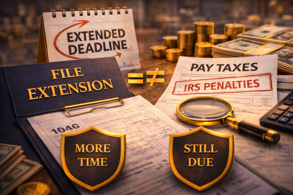 延迟申报（file extension）不等于延迟交税